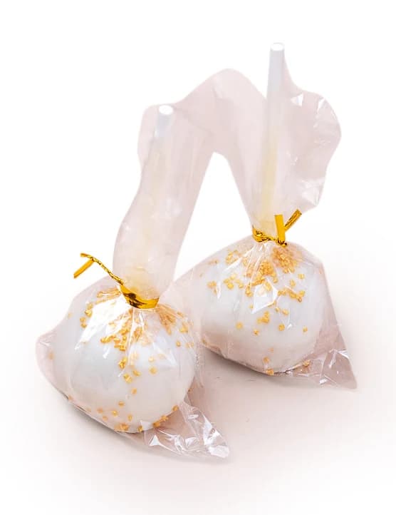 Cake pops in individual wrapping