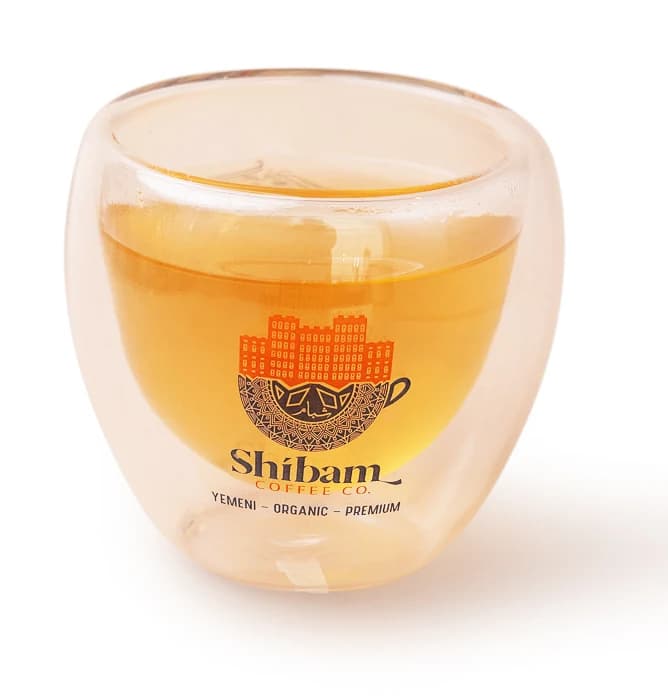 Moroccan Mint Tea in a Shibam Coffee glass